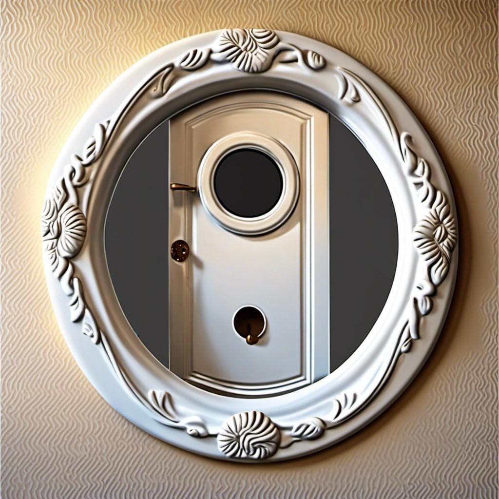 decorative ceramic door plate