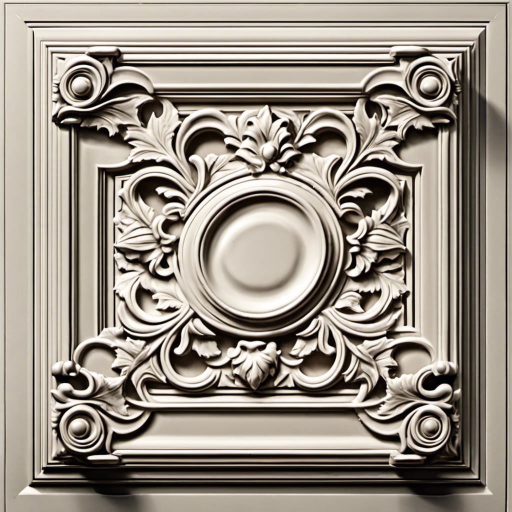 decorative plaster relief panel cover