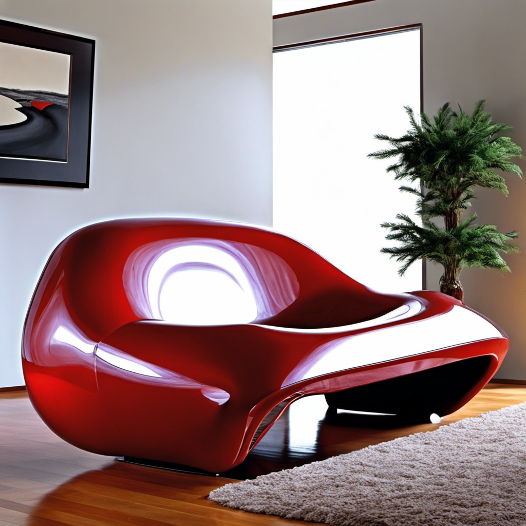 ergonomic fiberglass couch for optimal comfort