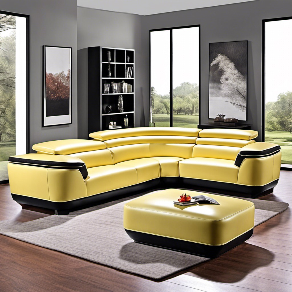 fiberglass sectional couch with removable cushions