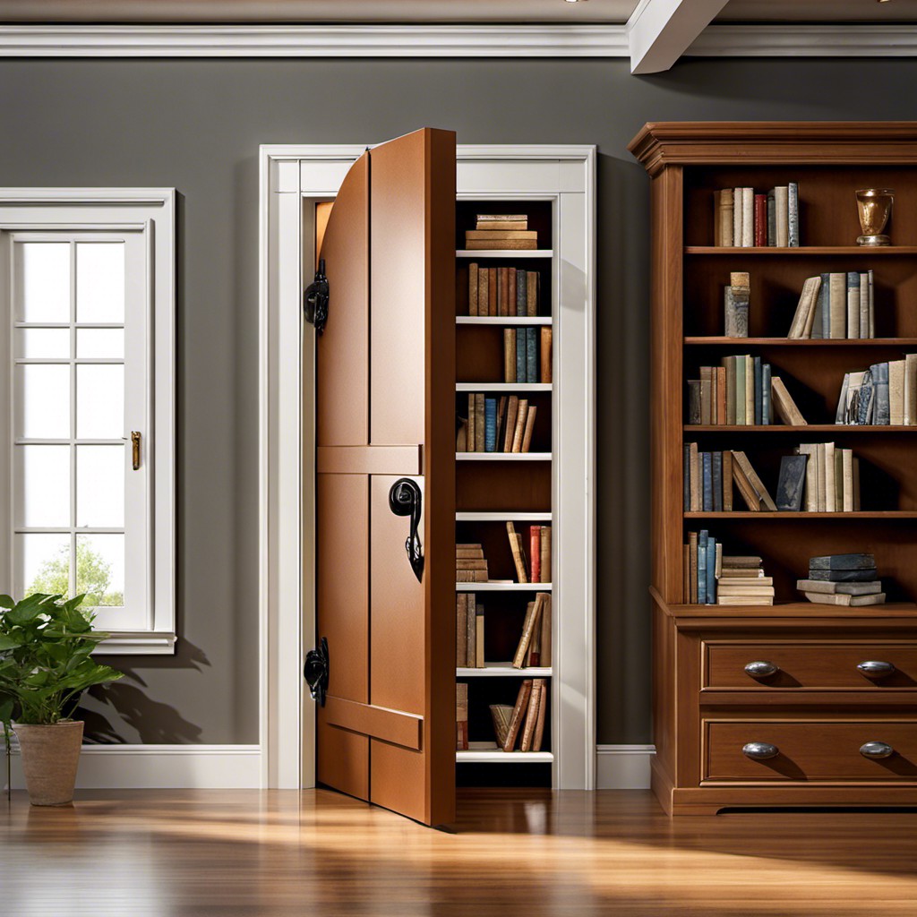 hidden bookshelf door