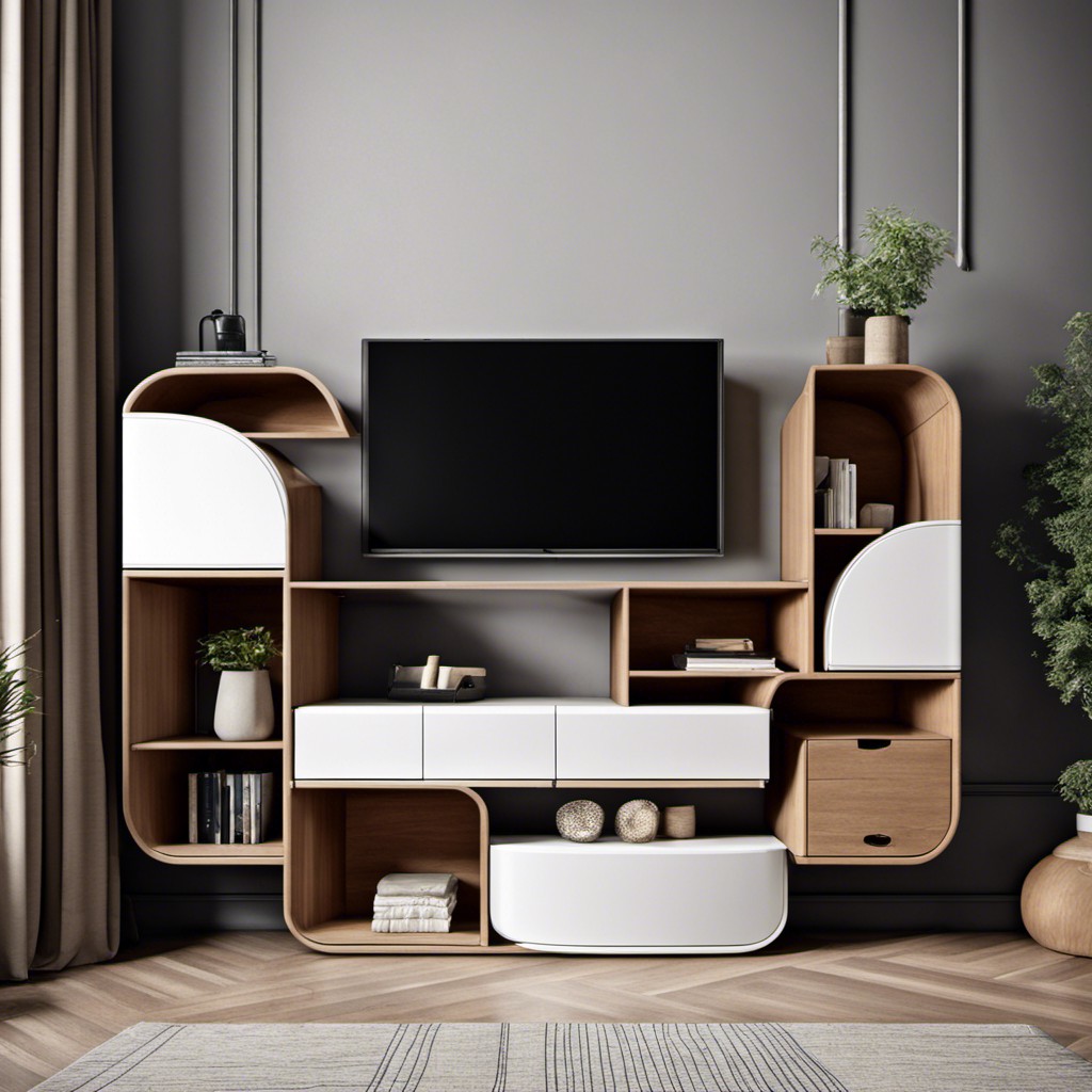 modular curved storage system