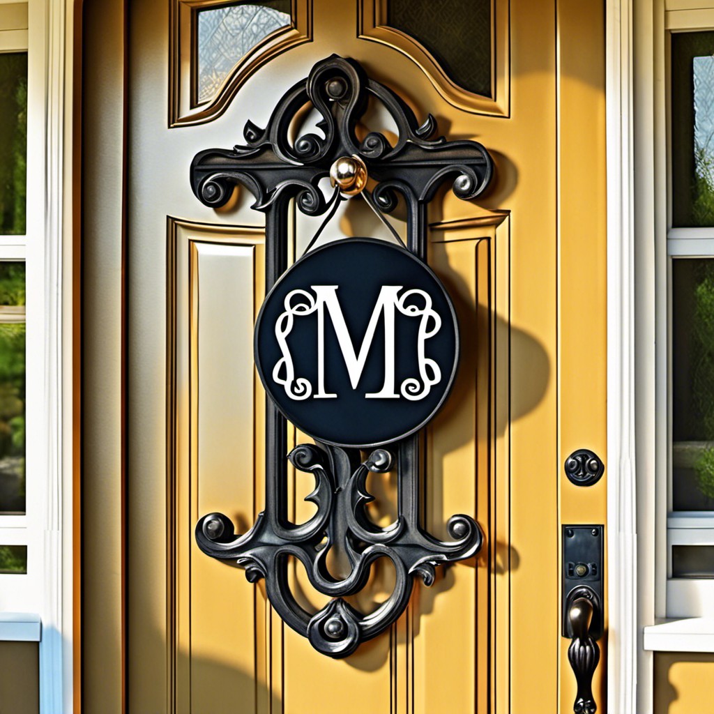 monogram door hangers