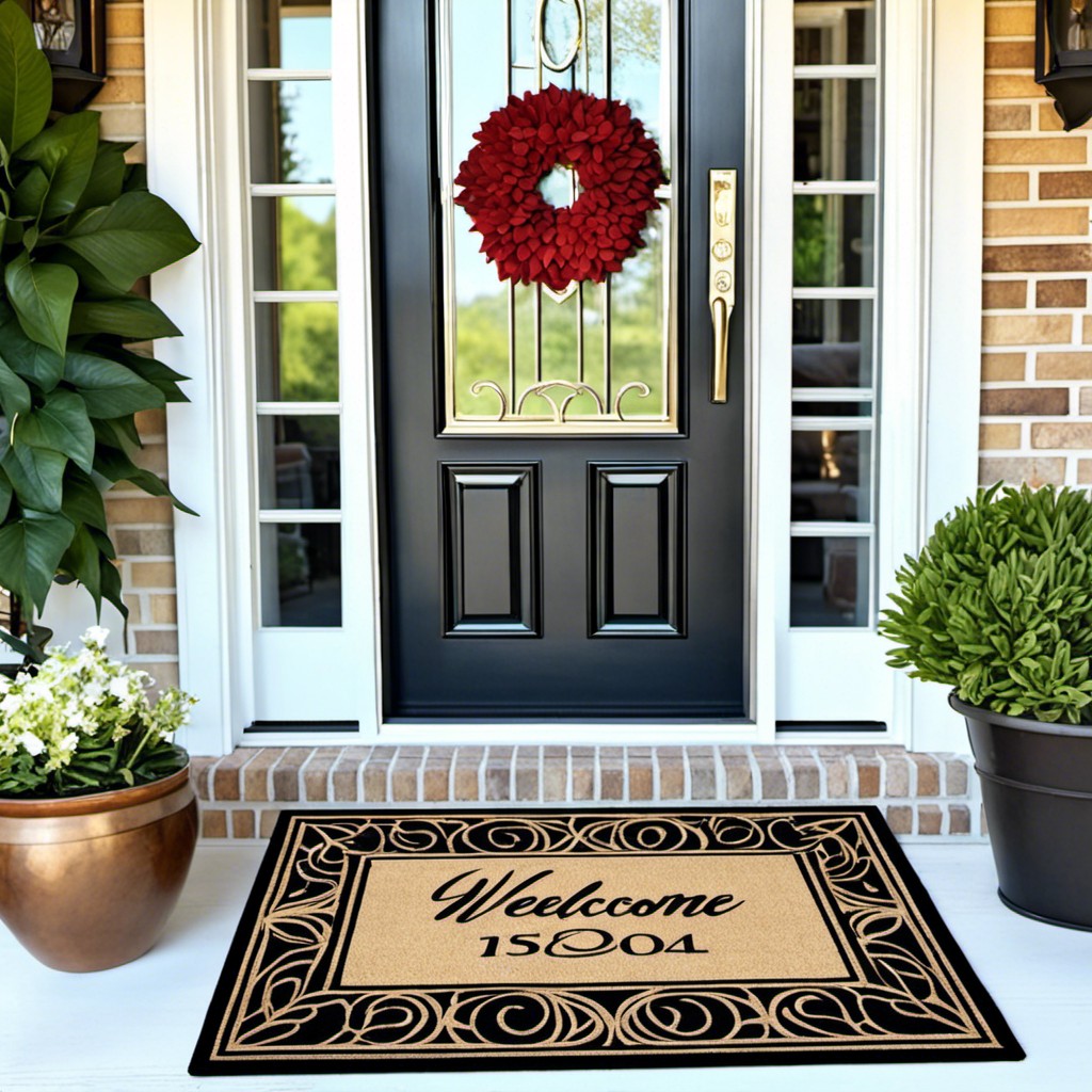 personalized welcome mats