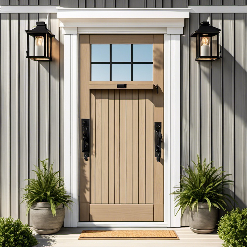 plantation style shutter door