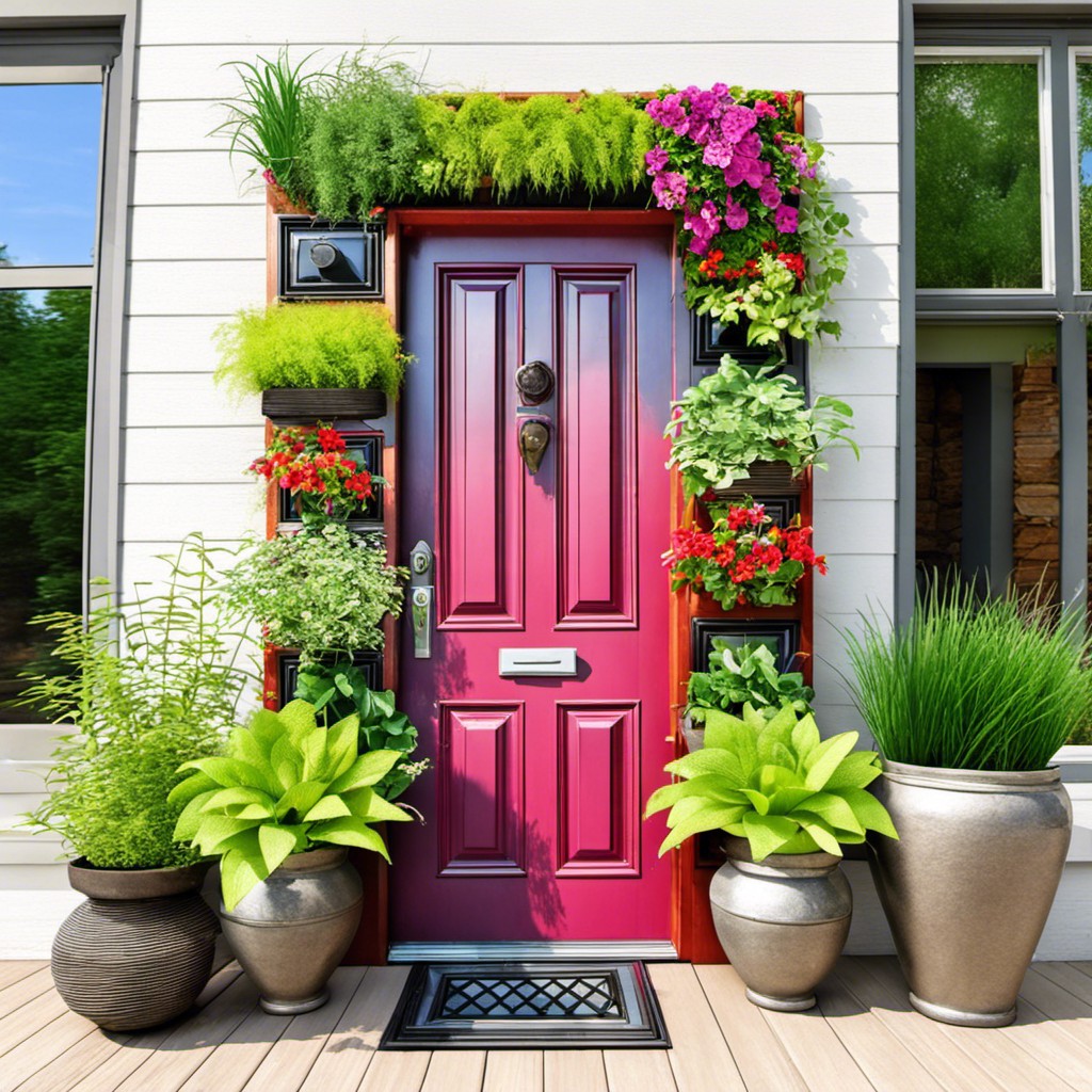 set up a vertical garden