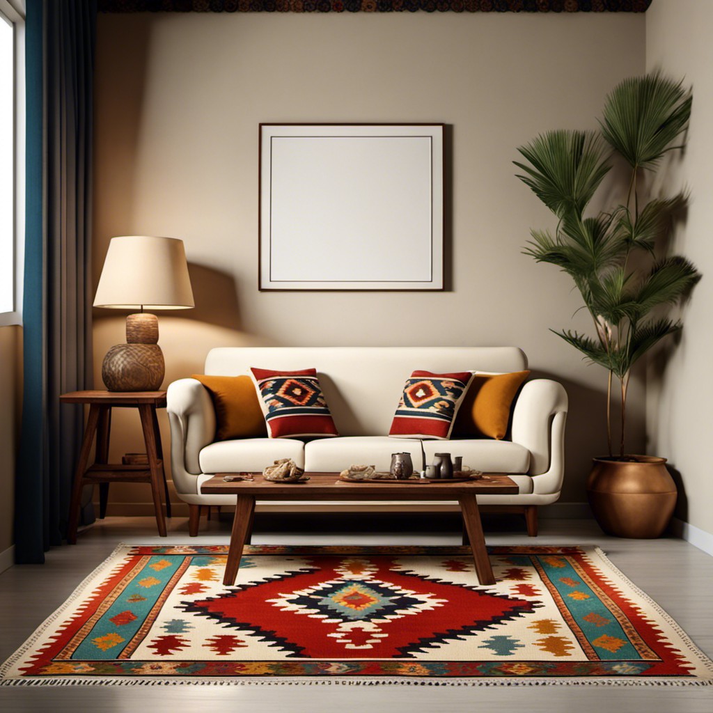 traditional turkish kilim rug