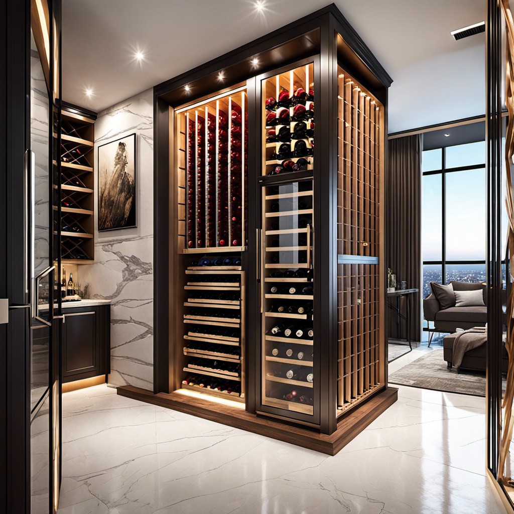 underfloor wine cellar