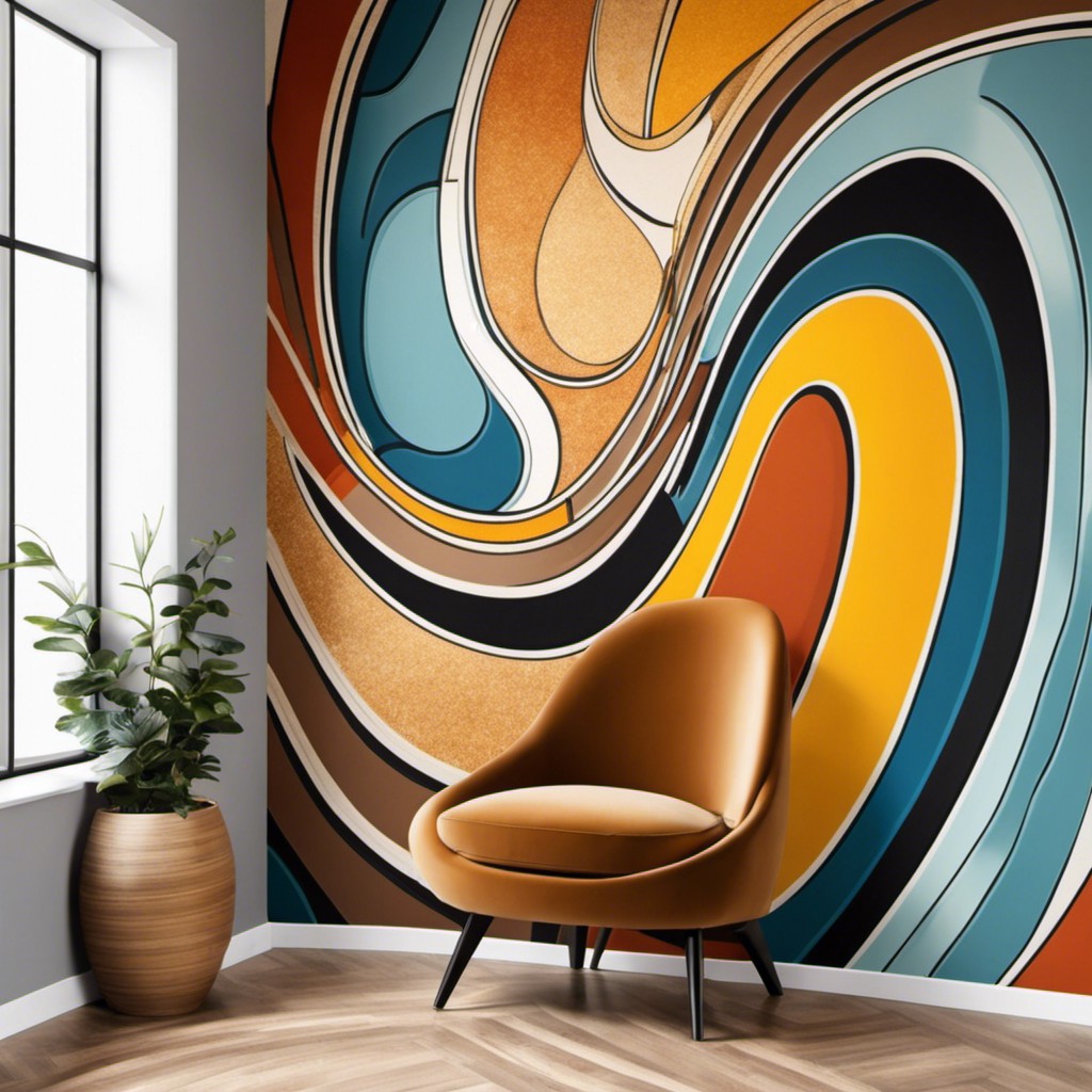 abstract mural