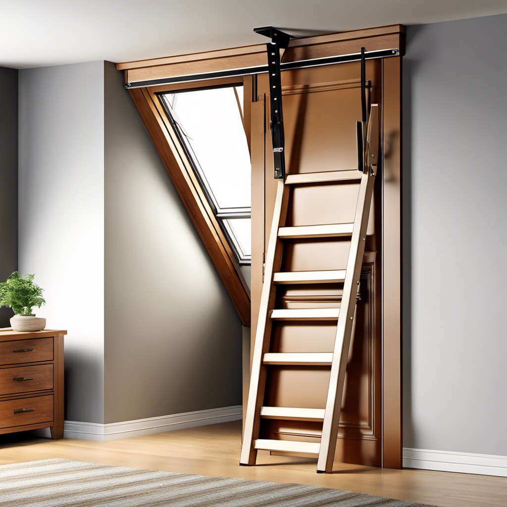 fold up ladder door
