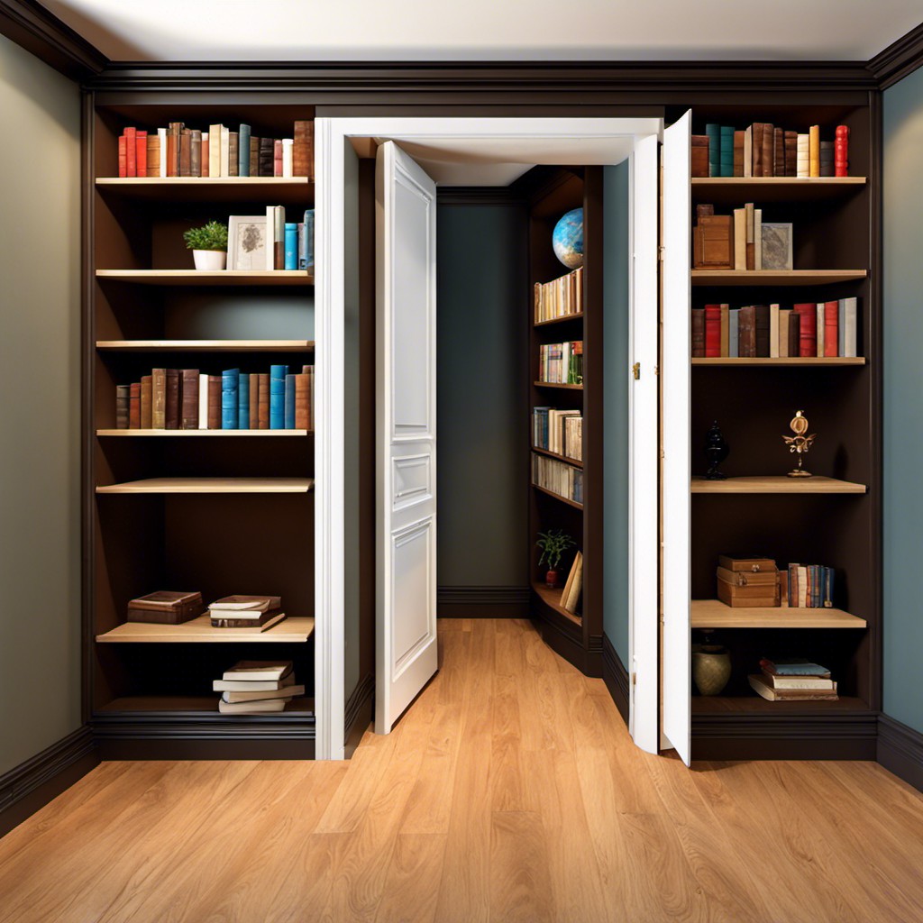 hidden bookcase door