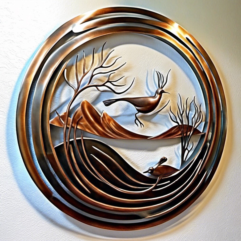 metal art piece