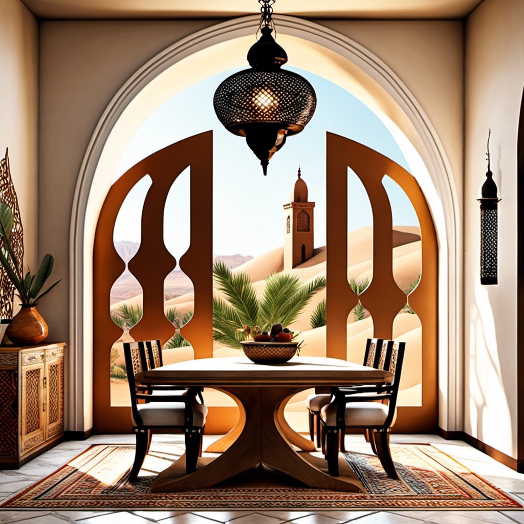 moroccan style arched hatch