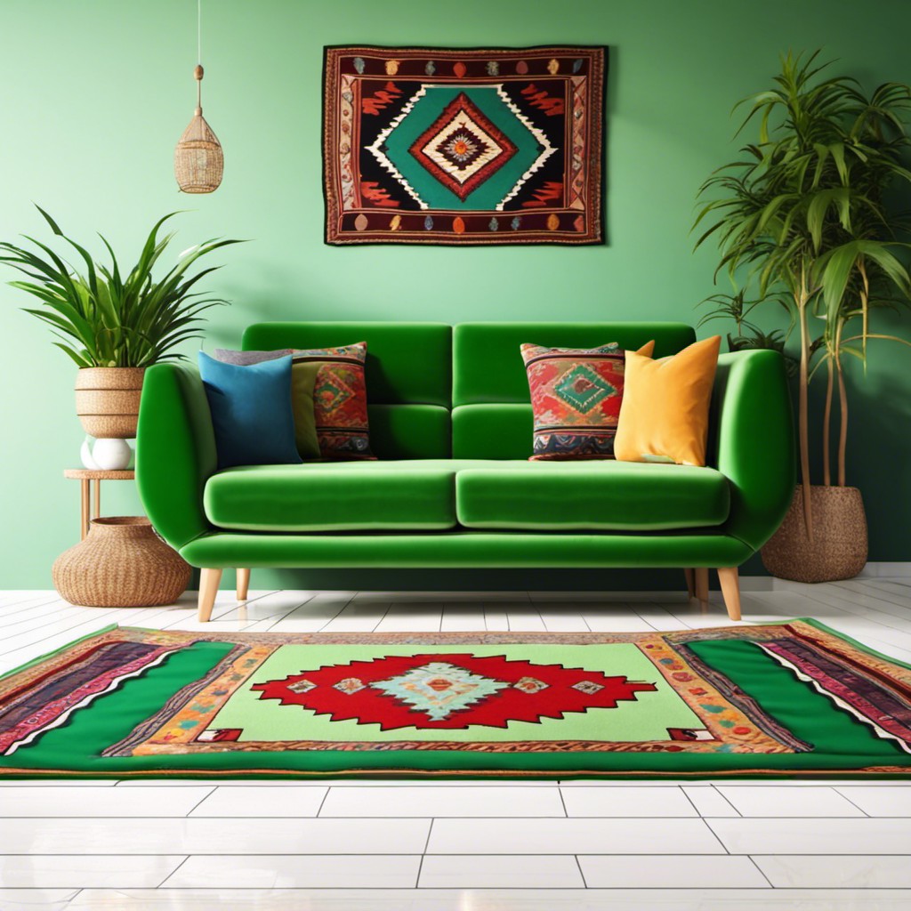 multicolor bohemian rug