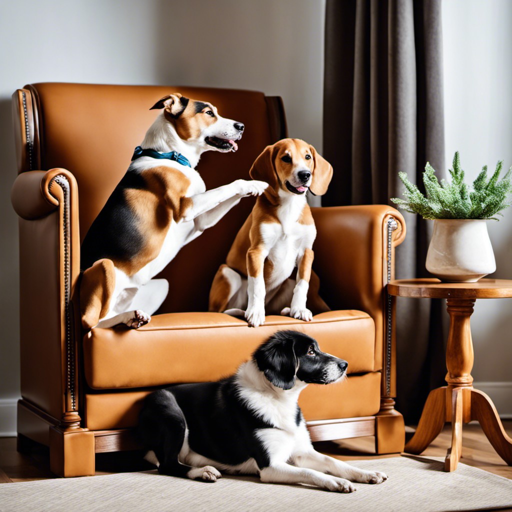 reasons why dogs rub up against furniture