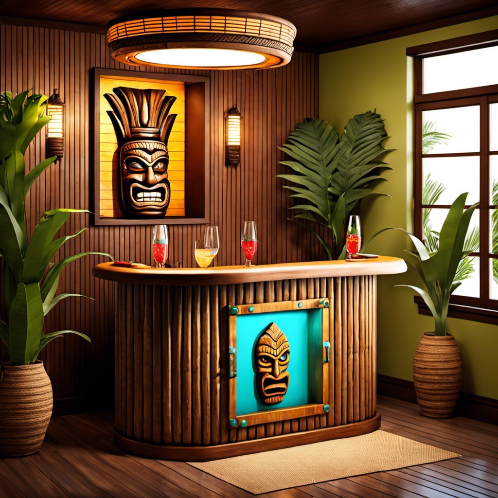 retro tiki bar hatch