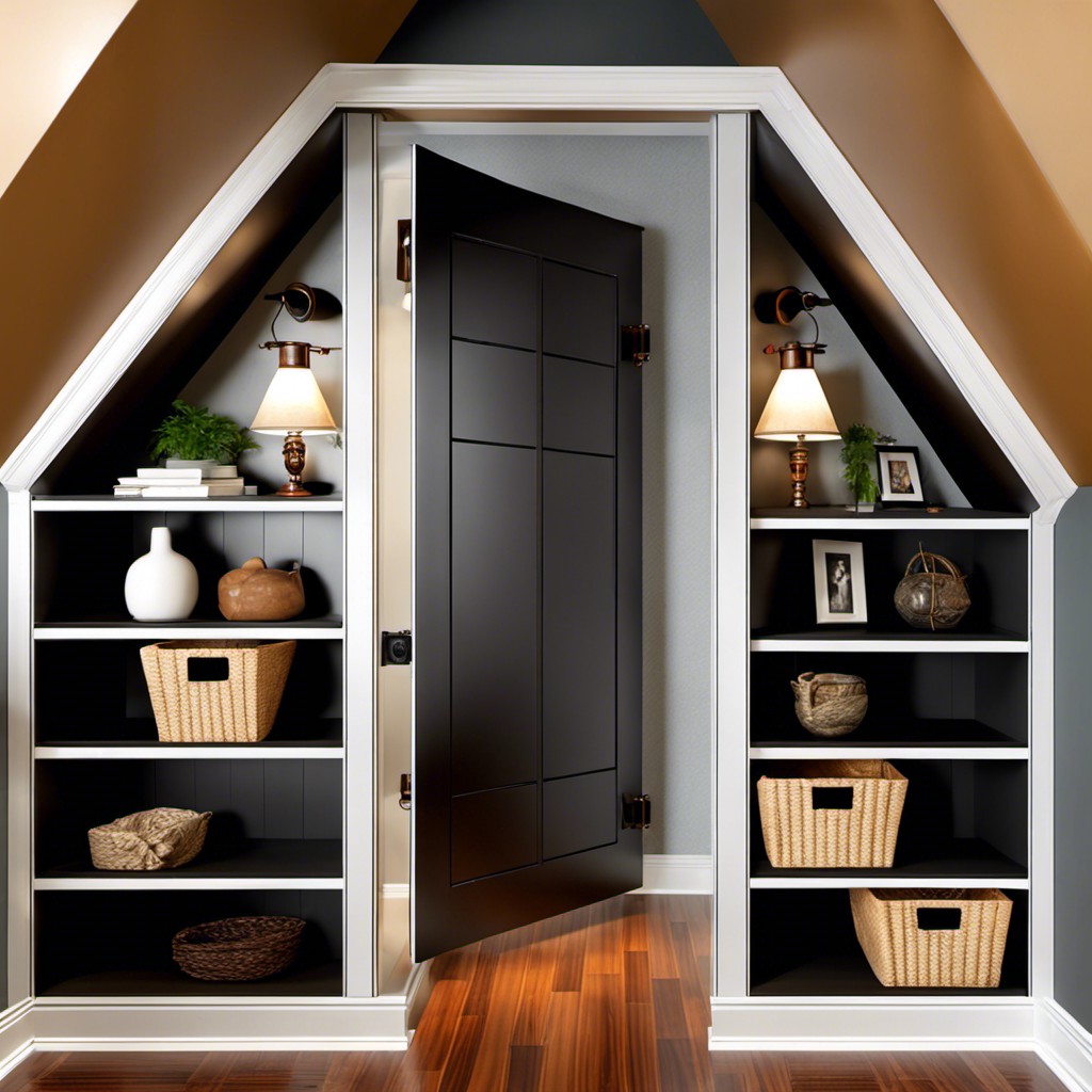 shelves like attic door