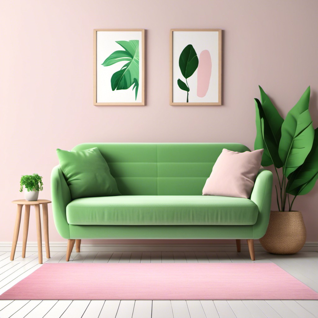 soft pastel pink rug