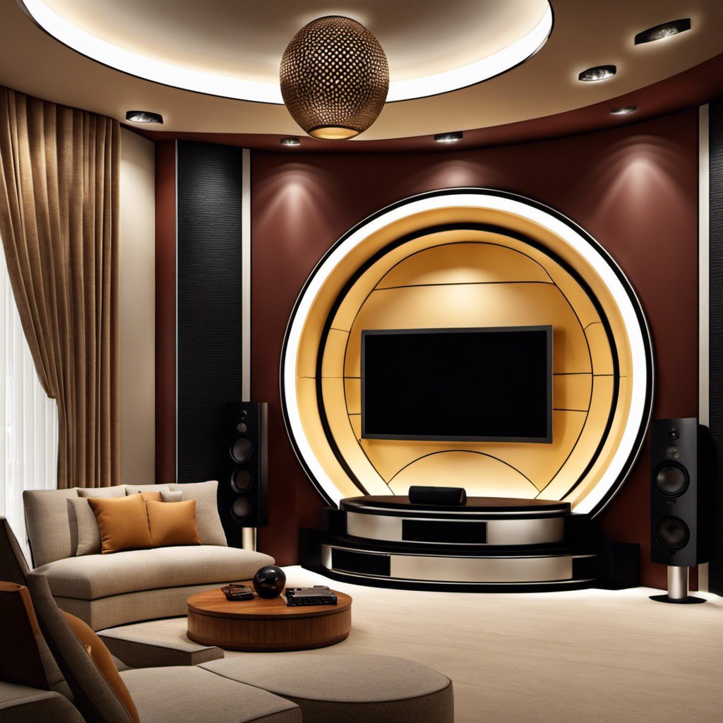 spherical home theater wall