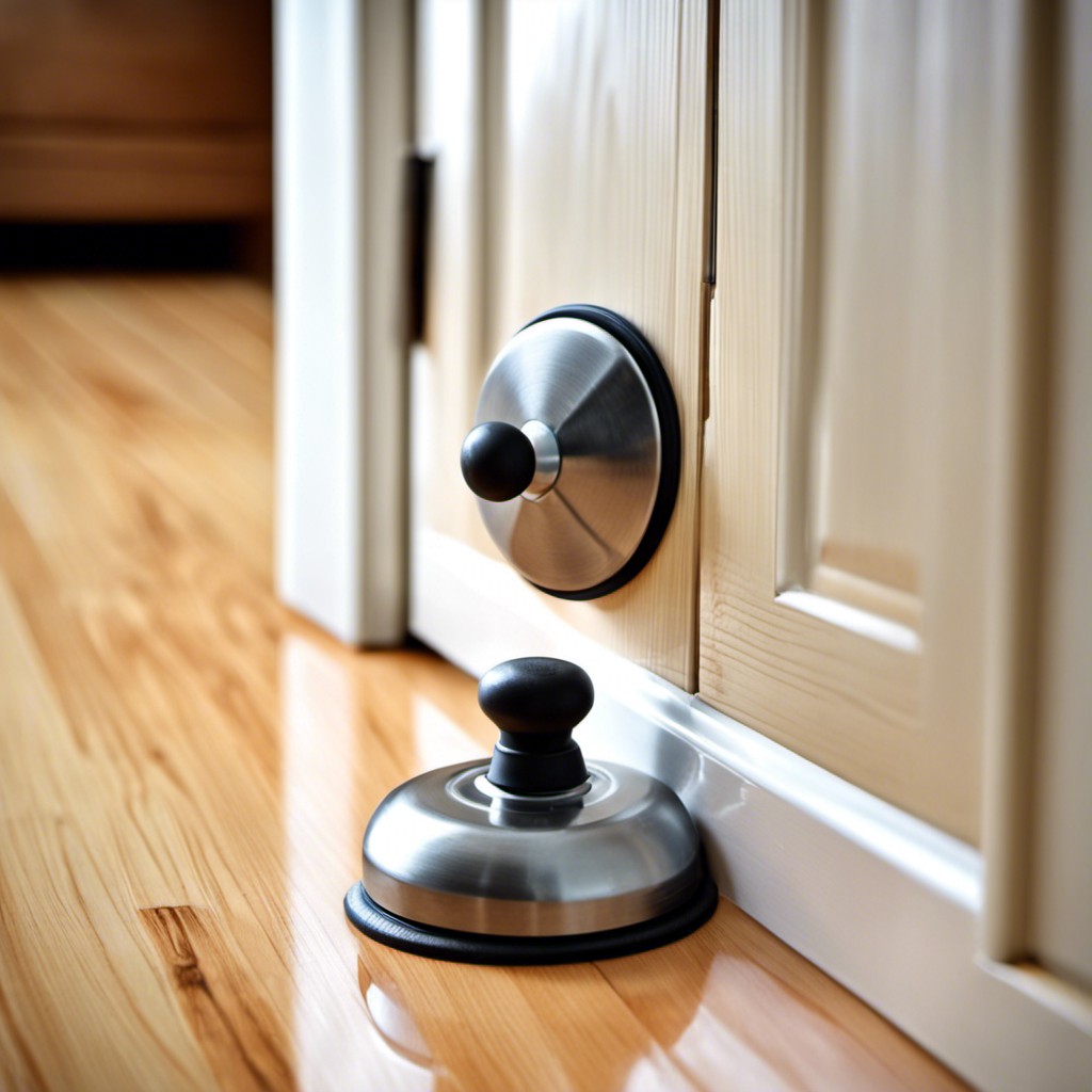 stick a suction cup door stopper