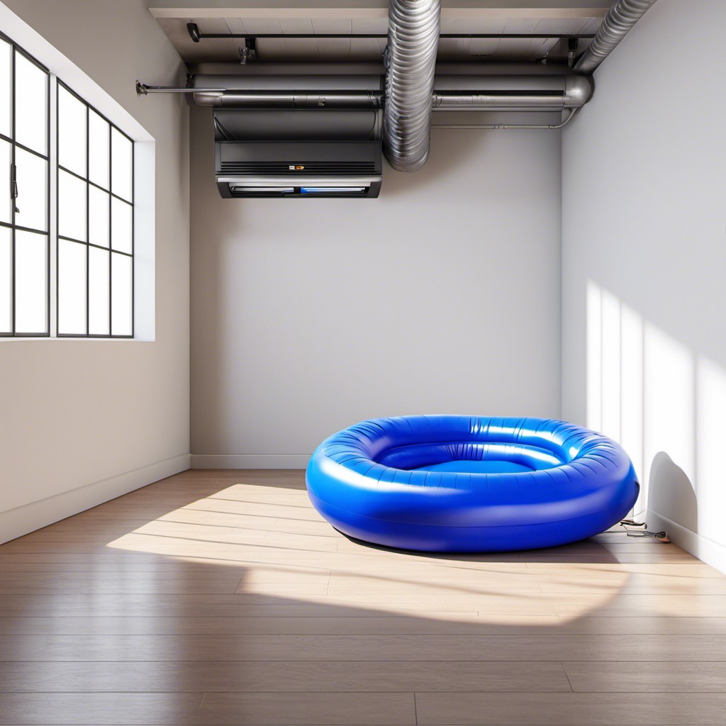use inflatable furniture as buffer