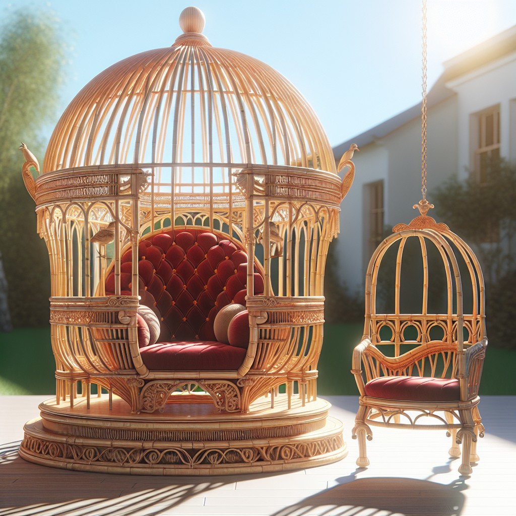 types of birdcage chairs