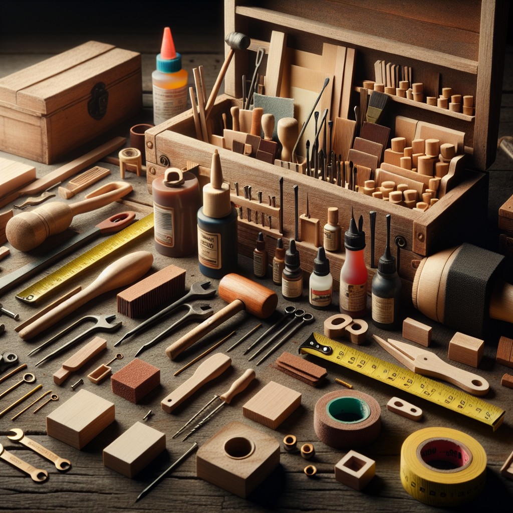 tools and materials needed for casual furniture repair