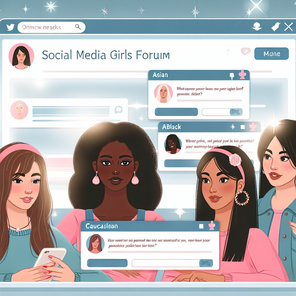 definition of social media girls forum