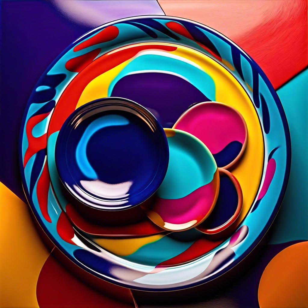 abstract art play with colors and shapes no rules