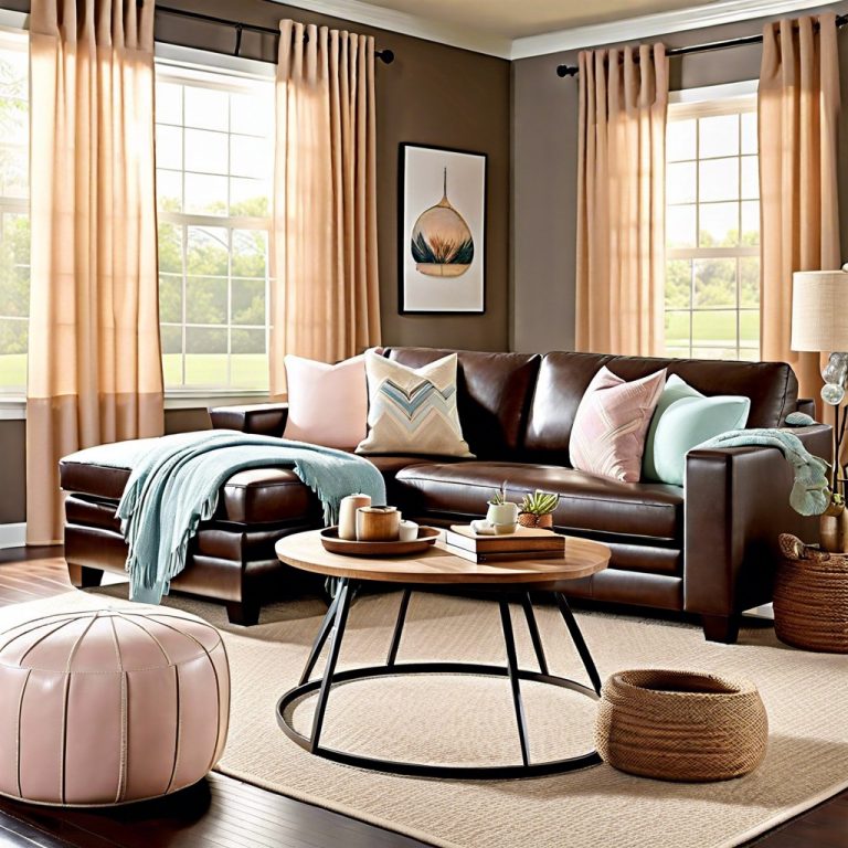 15 Dark Brown Couch Living Room Ideas to Transform Your Space