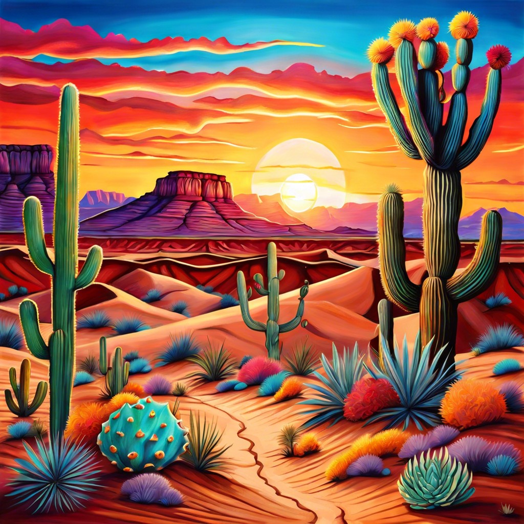 bohemian desert sunset