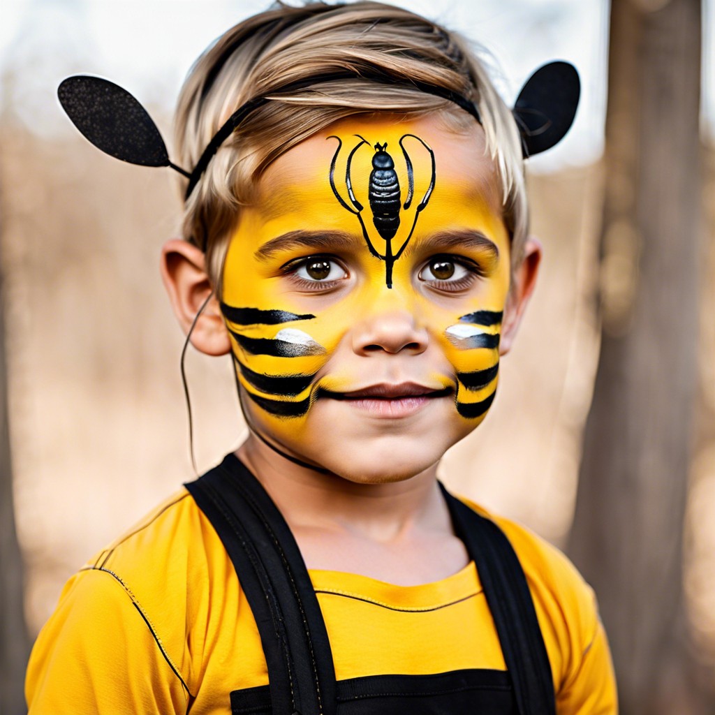 bumblebee stripes and antennae