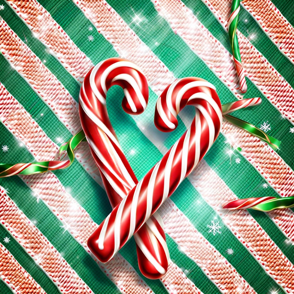 candy canes crossed