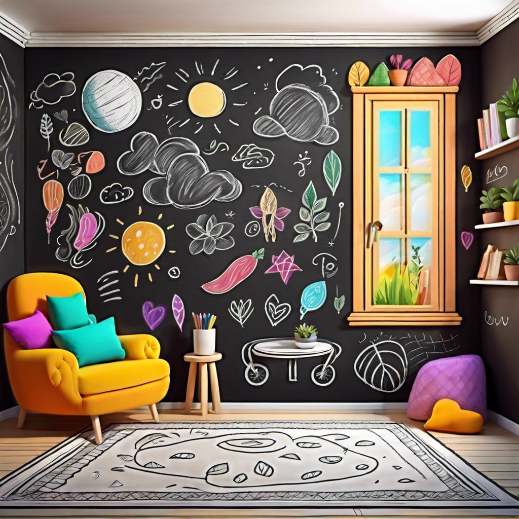 chalkboard wall