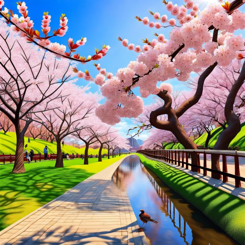 cherry blossom park