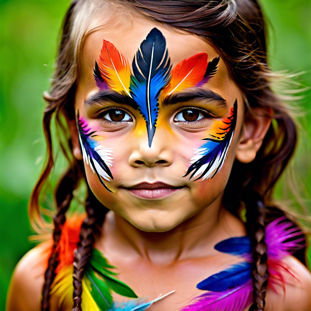 colorful feather