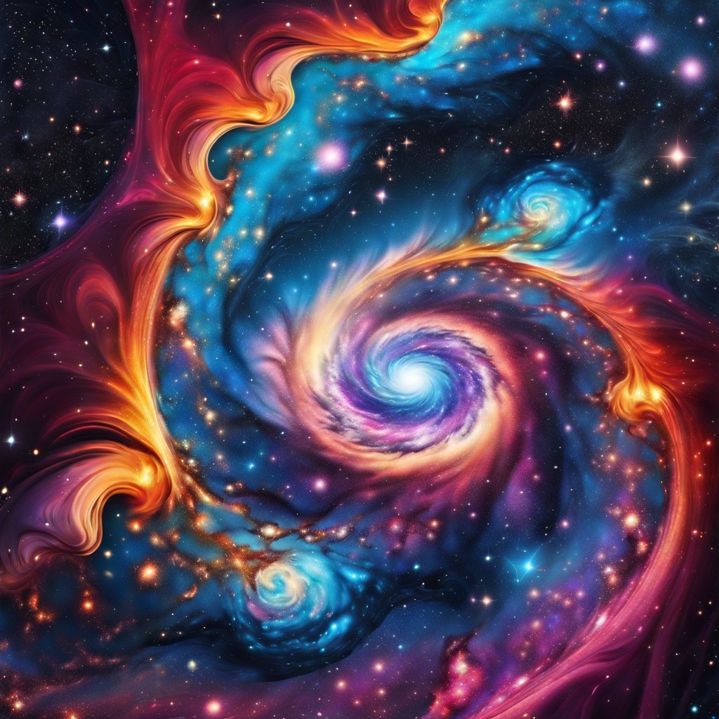 cosmic galaxy swirl