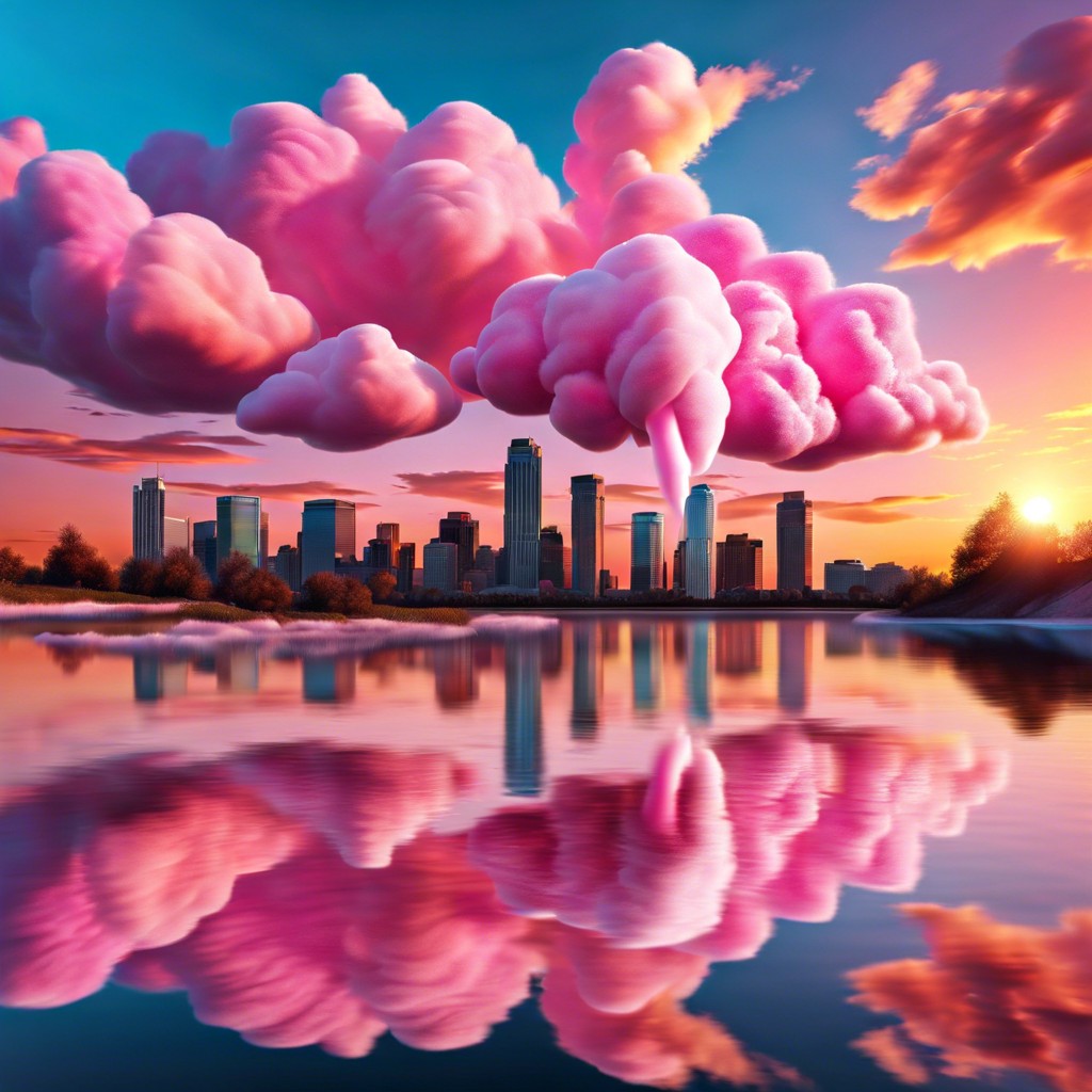 cotton candy skyline