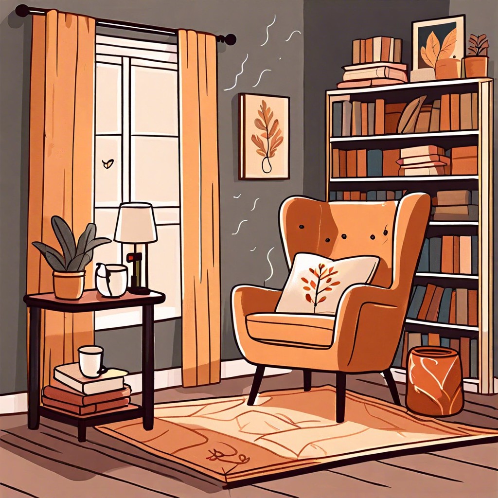 create a cozy reading corner