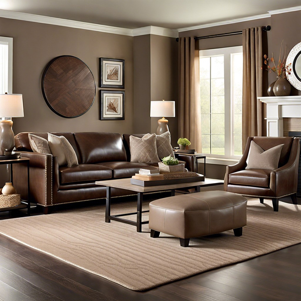 decorate with taupe for subtle elegance