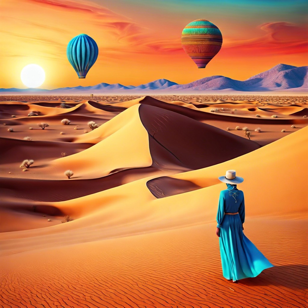 desert mirage a surreal depiction of life and illusions in the desert