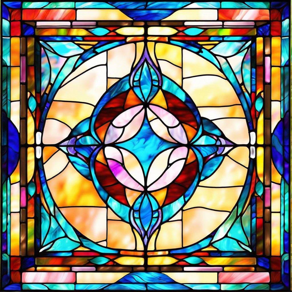 faux stained glass