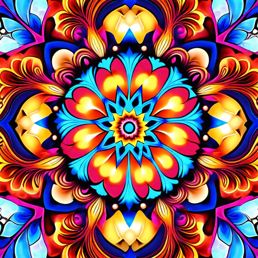 fractal explosion infinite repeating patterns and shapes