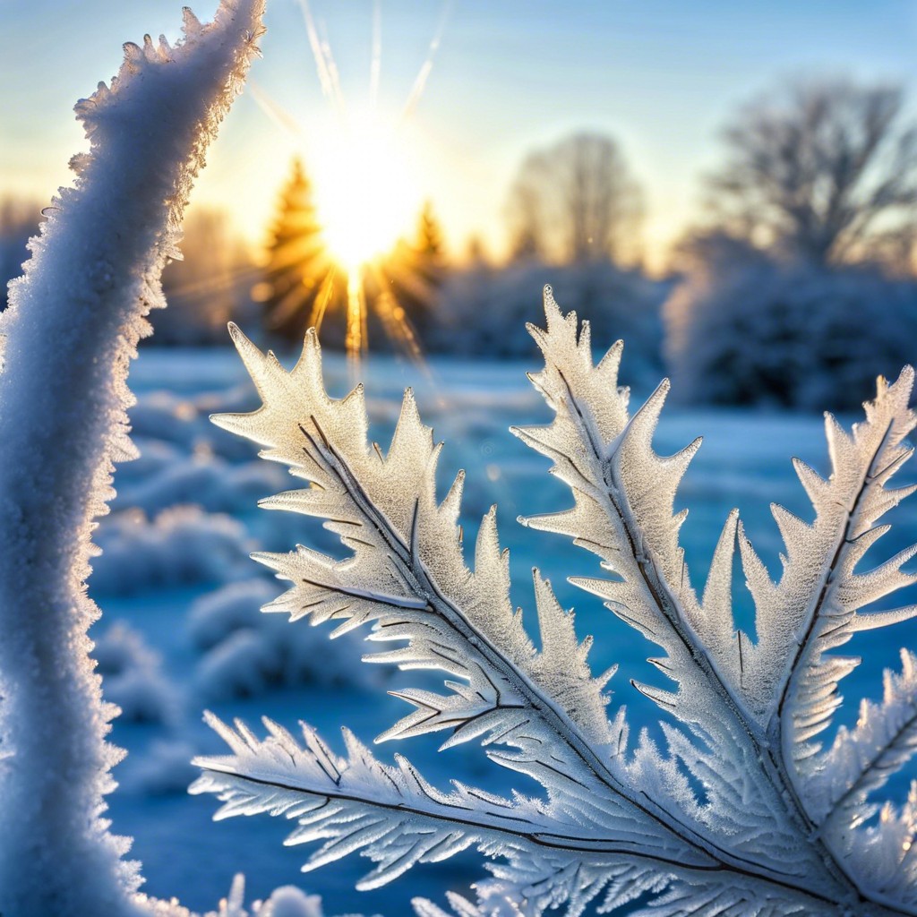 frosty window panes