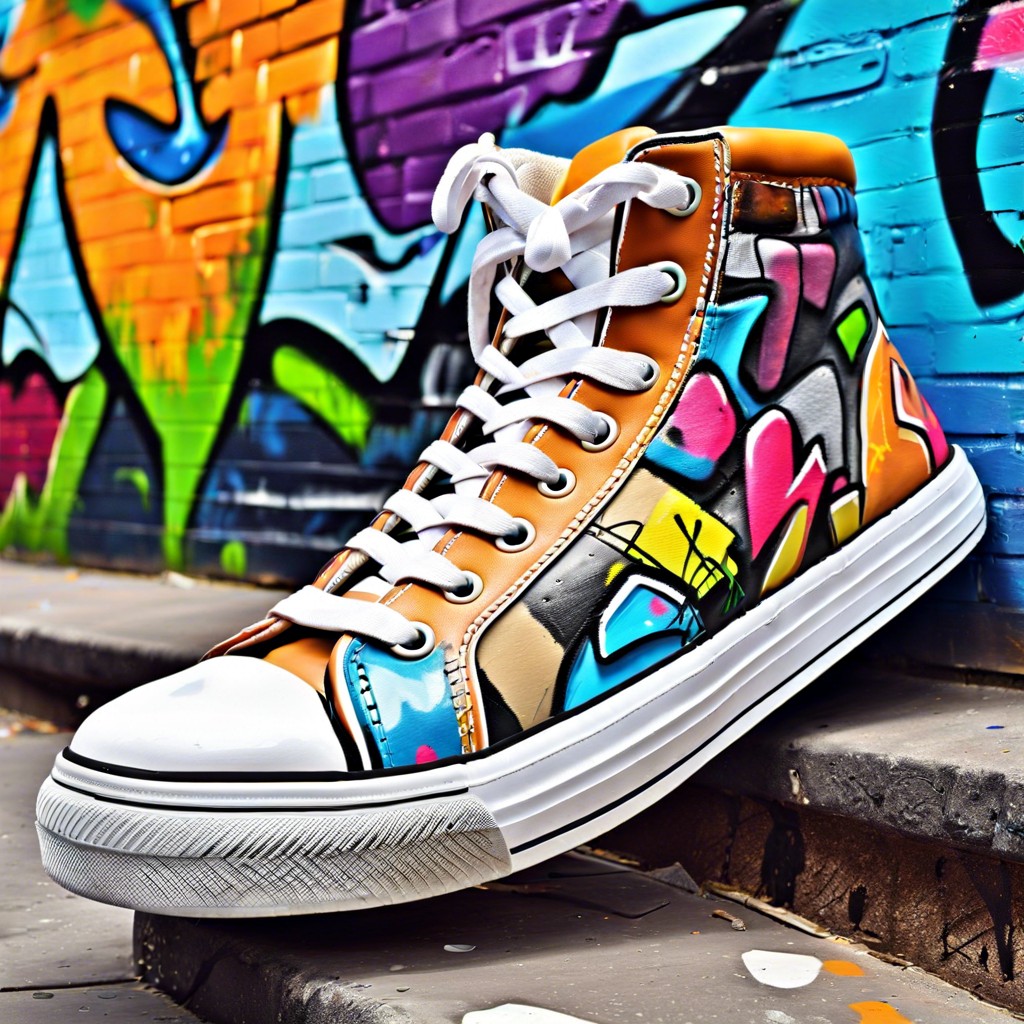 graffiti high tops