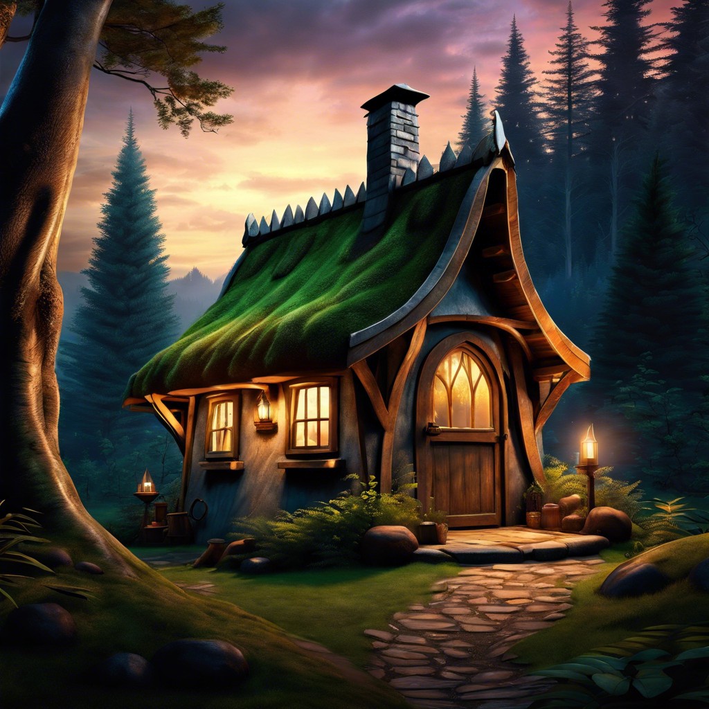 hagrids hut and the forbidden forest