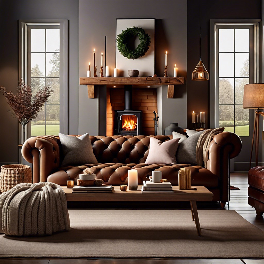 hygge haven comfort with a stylish chesterfield