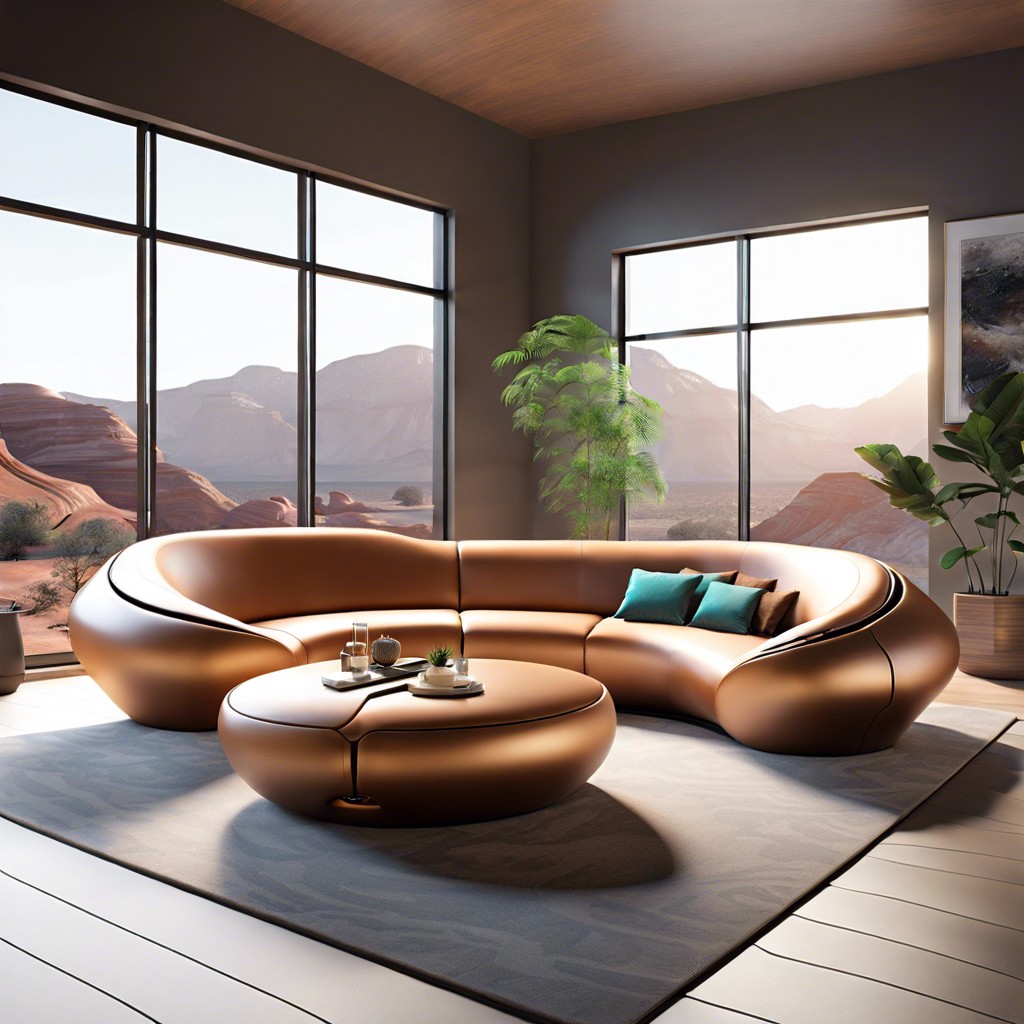 infinity lounging futuristic continuous designs