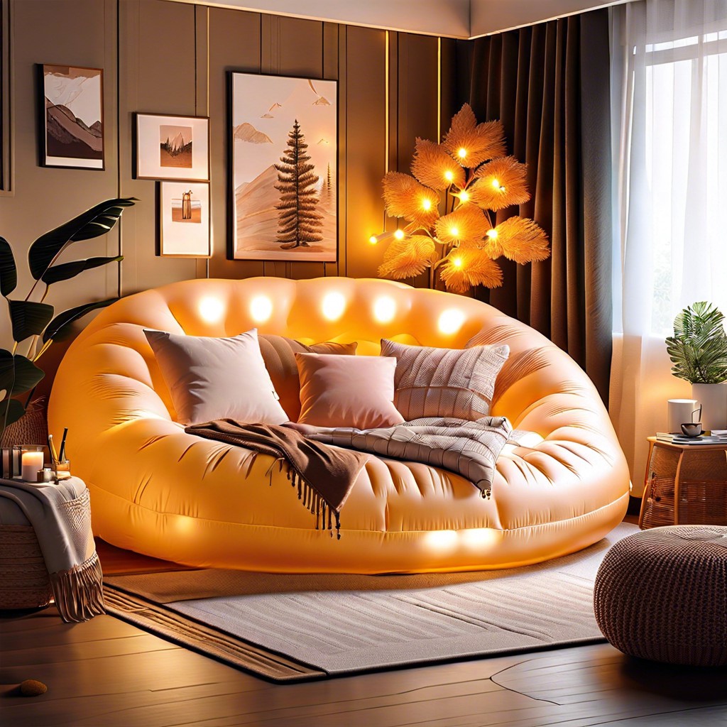 inflatable sofa with soft covers