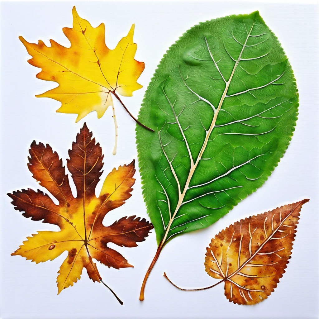 leaf printing